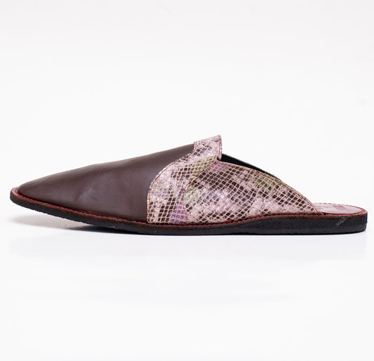 Half Print - Chocolate