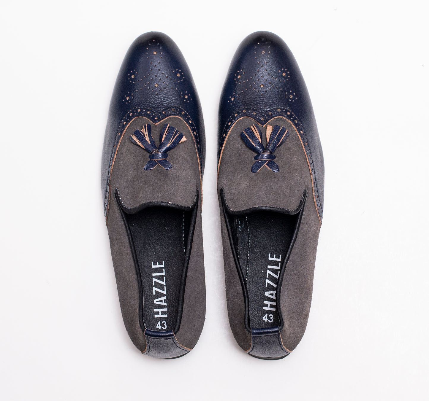 Half Suede Bokless Blue