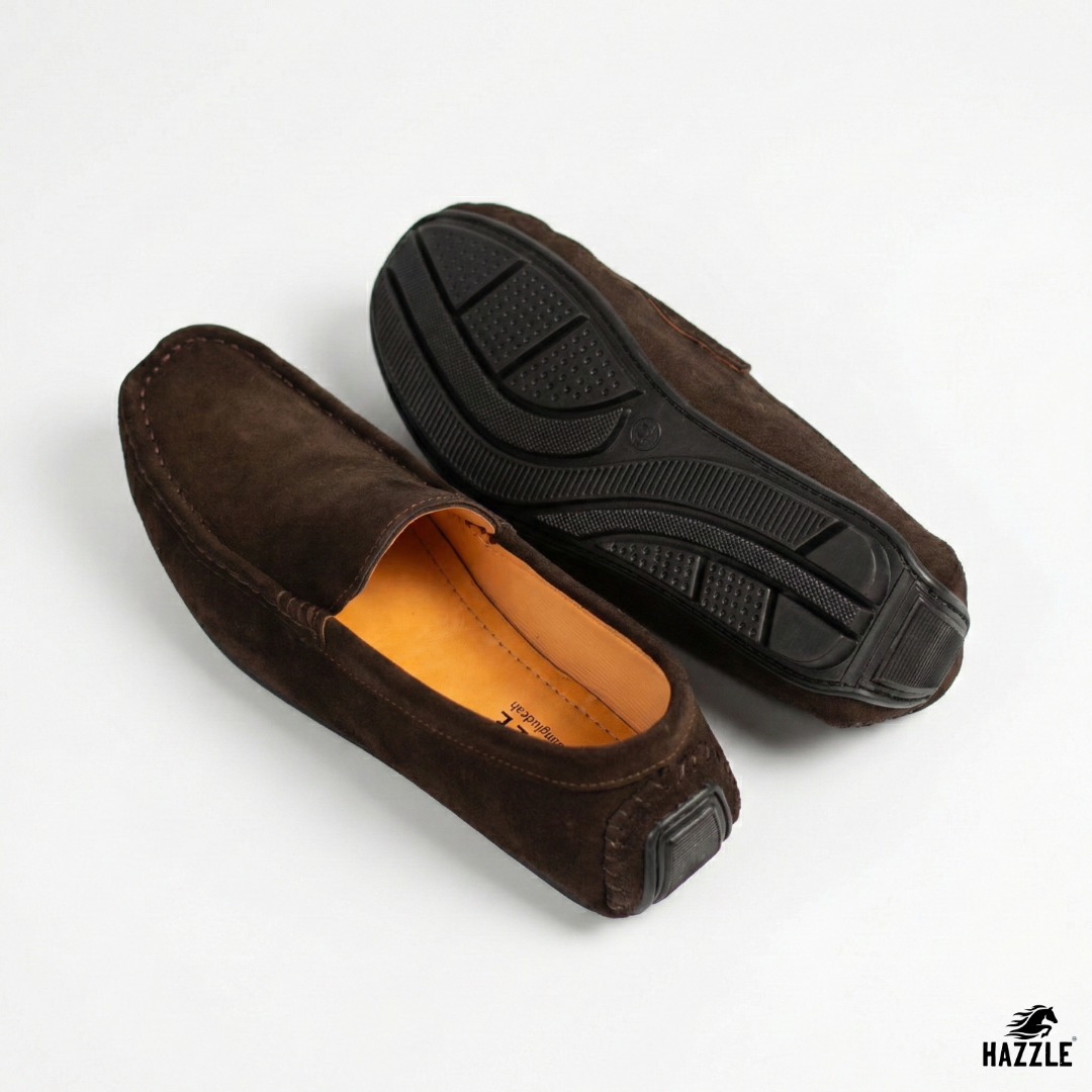 Suede Brown Loafer