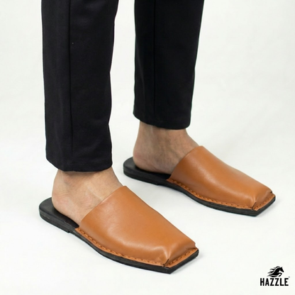 Retro Master | Plain Leather Sandal
