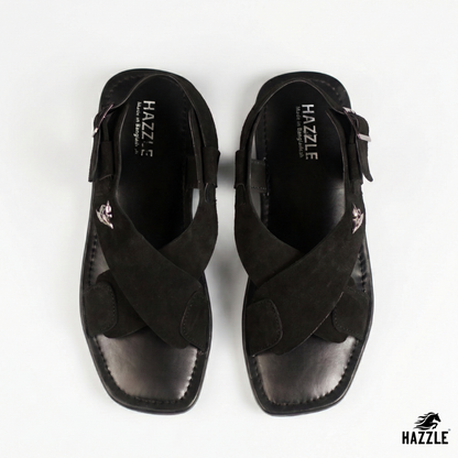 Matt Black | Back Belt Sandal