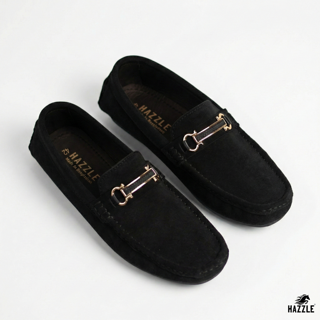 Suede Black Loafer - 02