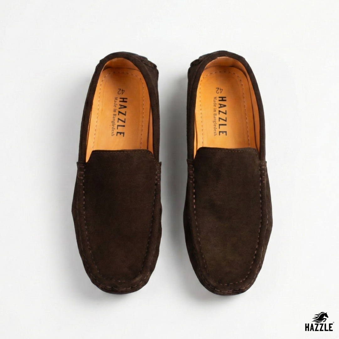 Suede Brown Loafer