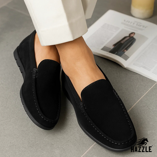 Suede Black Loafer-01