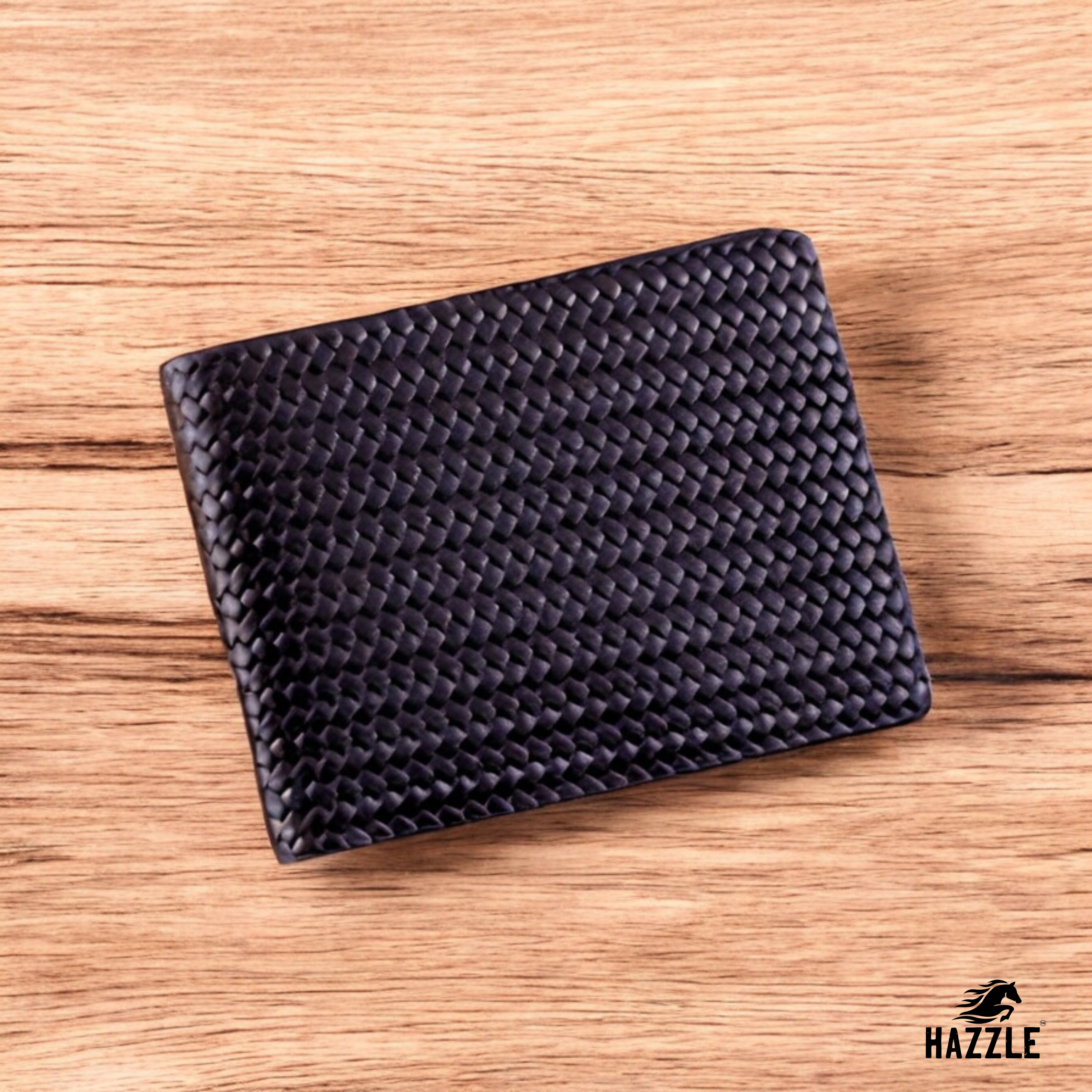 Braided Wallet Short - Black