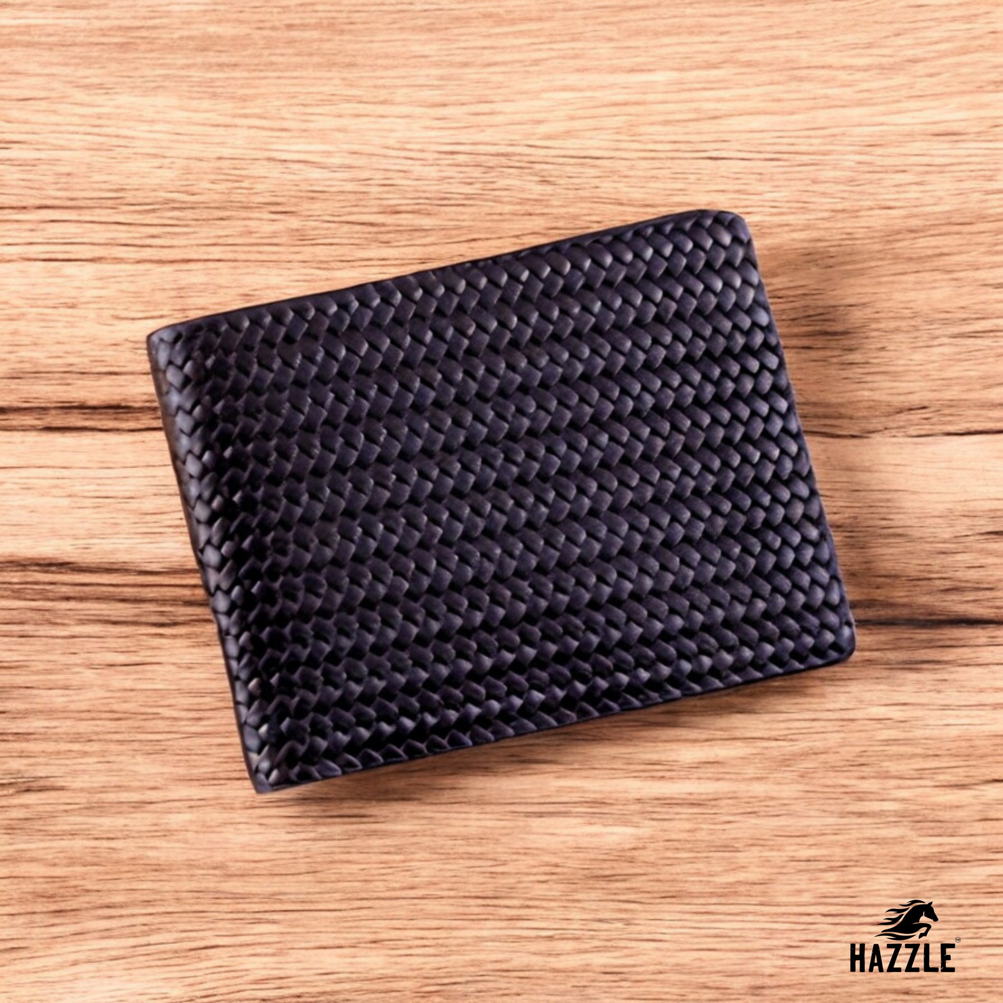 Braided Wallet Short - Black