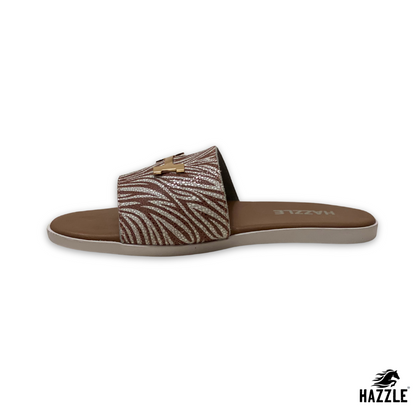 Narcotic Tiger Print - White | Printed Leather Sandal