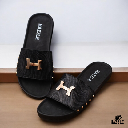 Narcotic Tiger Print - Black | Premium Leather Sandal