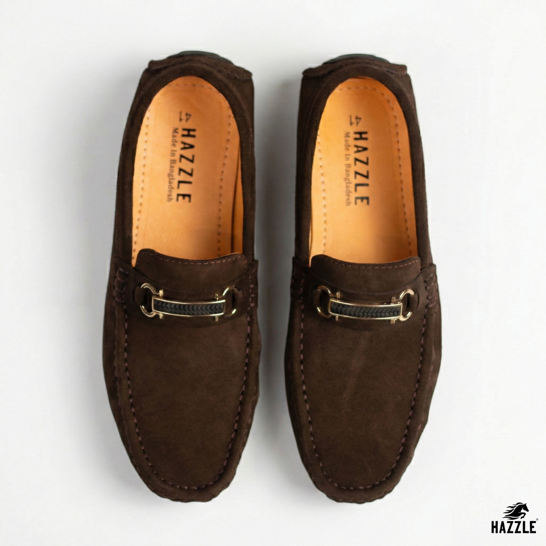 Suede Brown Loafer - 02