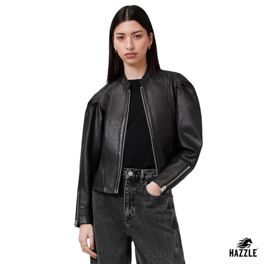 Black Rayna Biker Jacket