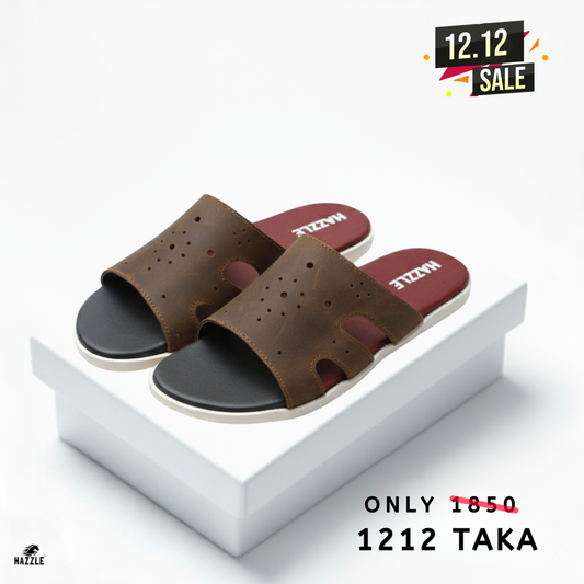 Olive Wale | Leather Sandal