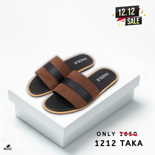 Tip Toe - Black | Suede Leather Sandal