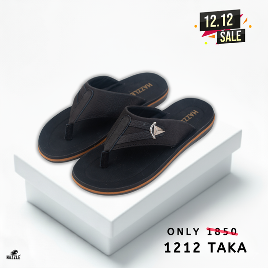 ANCHOR - Black | Leather Sandal