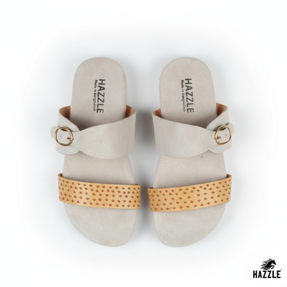 PEARL - White | Suede Leather Sandal