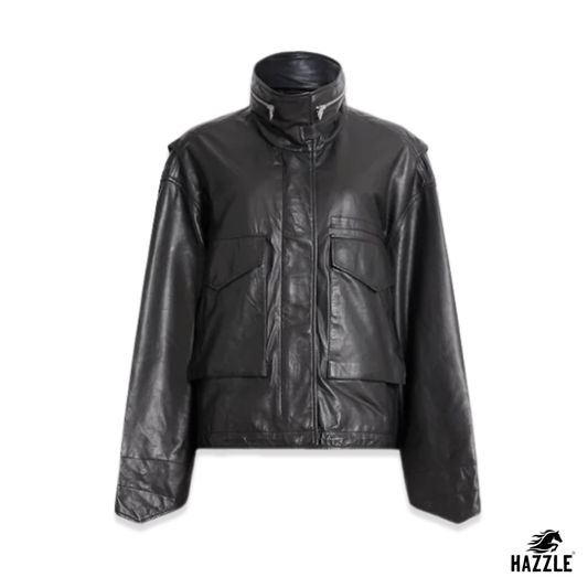 AllSaints Black Clay Jacket