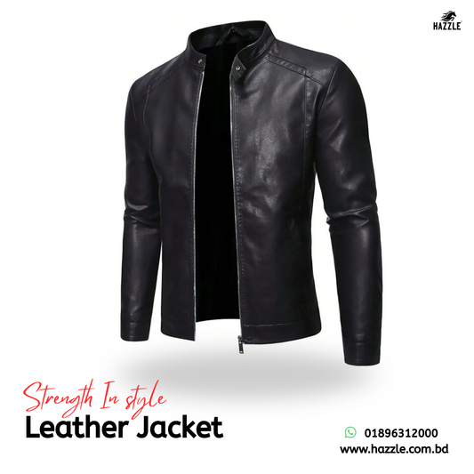 Black Biker Jacket | Premium Leather Jacket