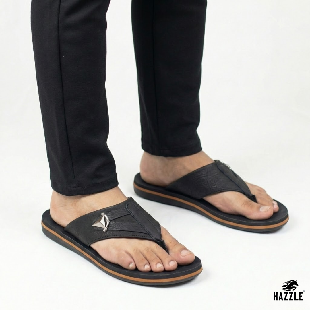 ANCHOR - Black | Leather Sandal