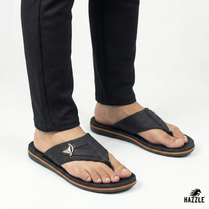 ANCHOR - Black | Leather Sandal