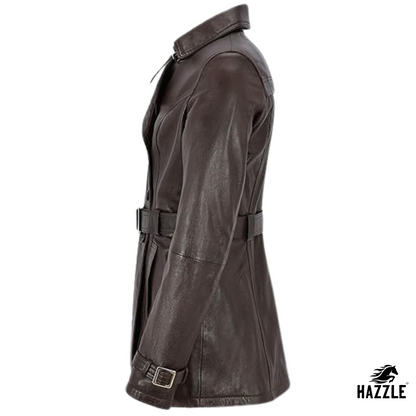 Ladies Brown Trench Coat