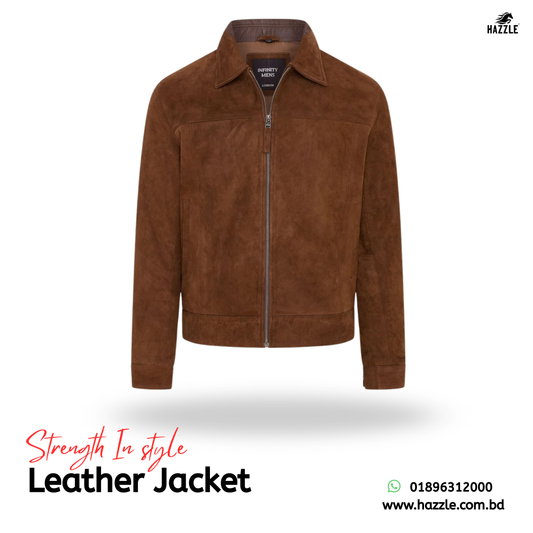 Suede Blouson Leather Jacket | Premium Leather