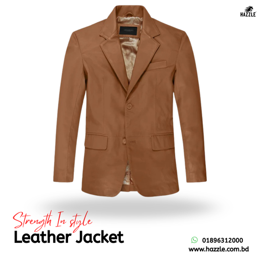 Brown Blazer | Premium Leather Jacket