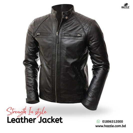Handmade Black Leather Jacket | Premium Leather