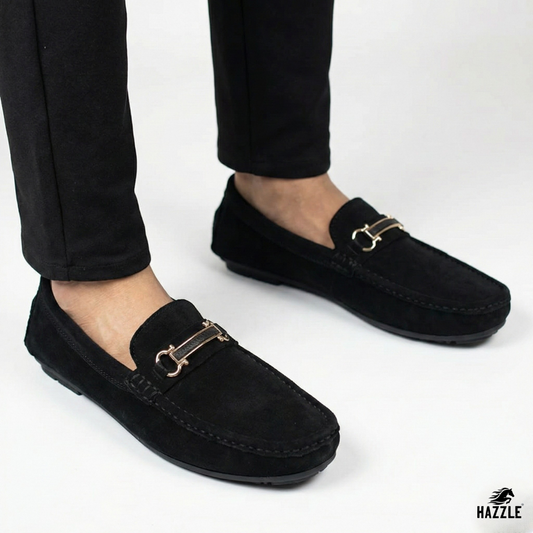Suede Black Loafer - 02