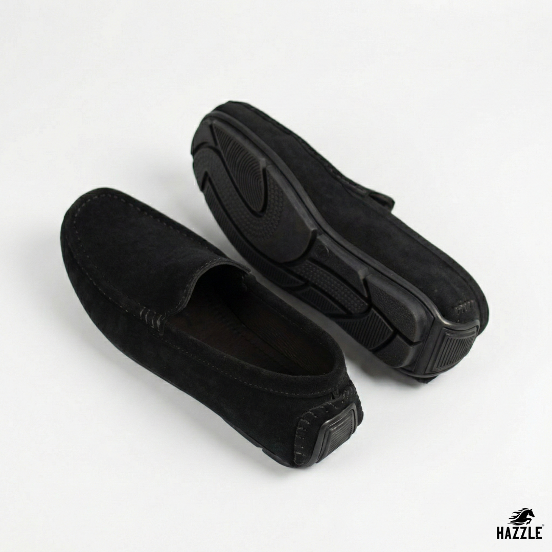 Suede Black Loafer-01