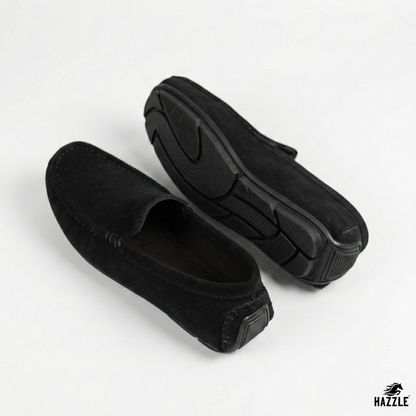 Suede Black Loafer-01