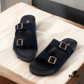 KING Black | Leather Sandal