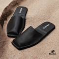 Retro Black | Leather Sandal