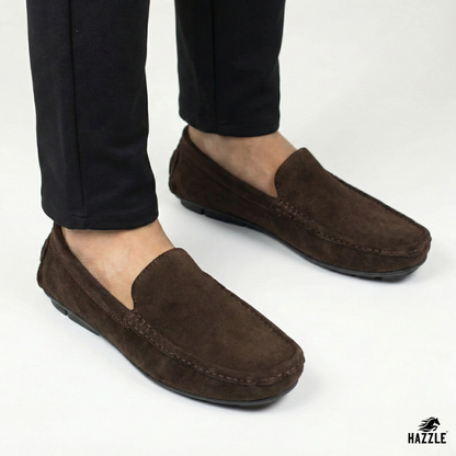 Suede Brown Loafer