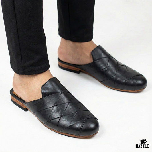 Cross Black Half Shoe