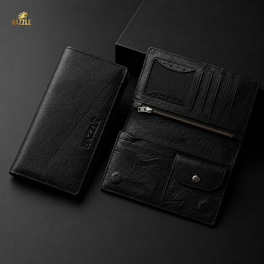 Continental - Long Black Wallet