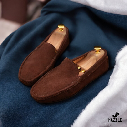 Suede Brown Loafer