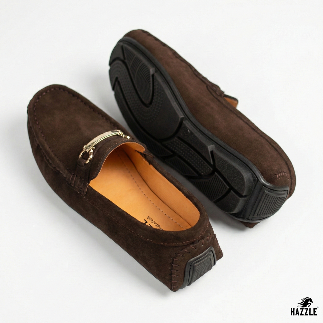 Suede Brown Loafer - 02