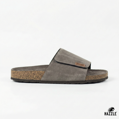 Bridgestone Gray | Suede Leather Sandal
