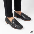 Braided Double Monk - Black