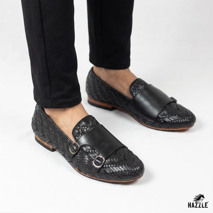 Braided Double Monk - Black