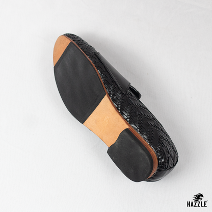 Braided Double Monk - Black
