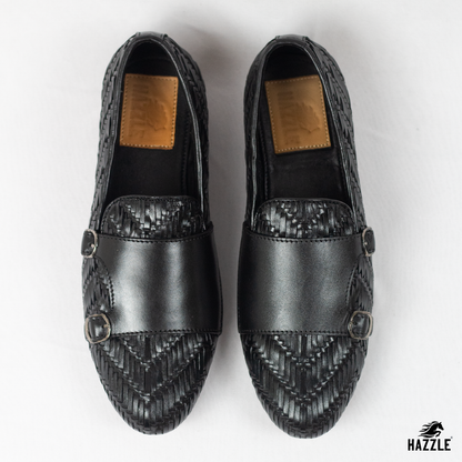 Braided Double Monk - Black