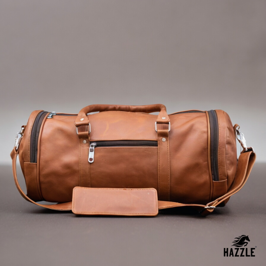 Domingo Duffle Bag with oil bob Leather