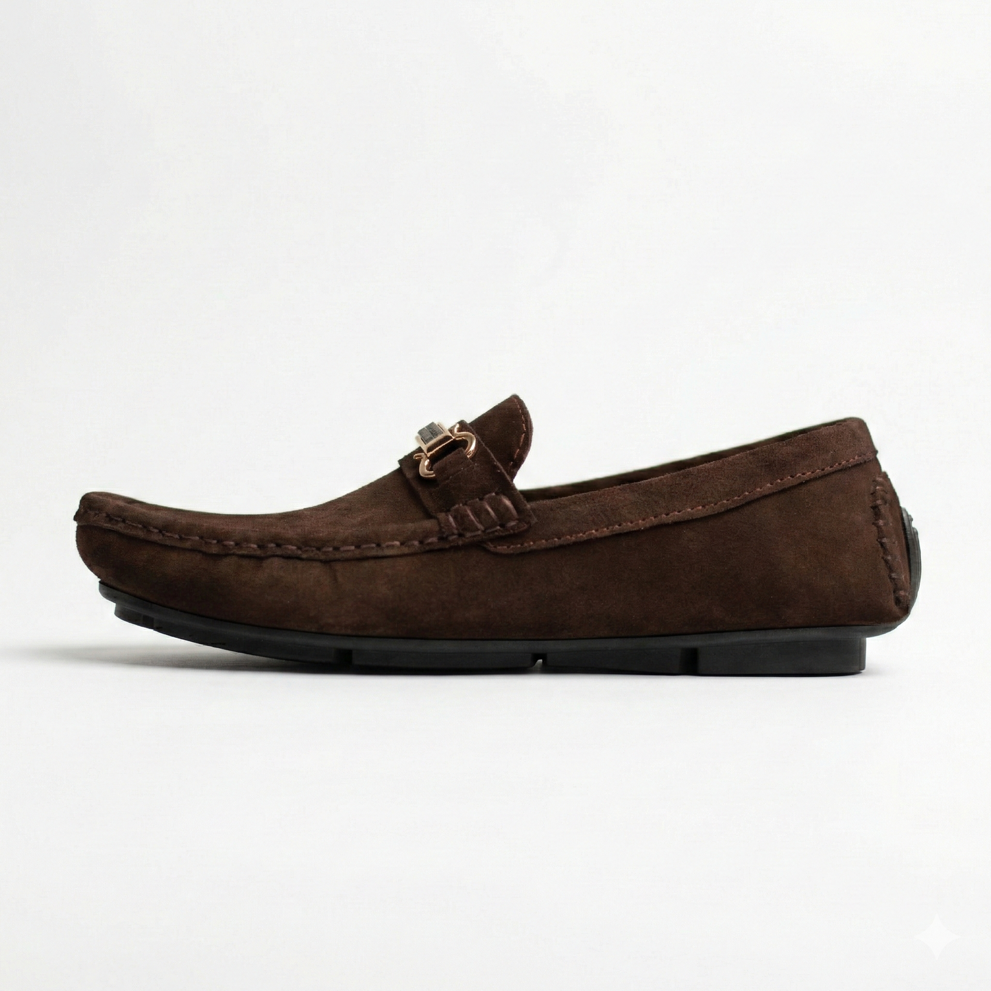 Suede Brown Loafer - 02