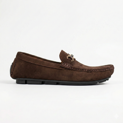 Suede Brown Loafer - 02