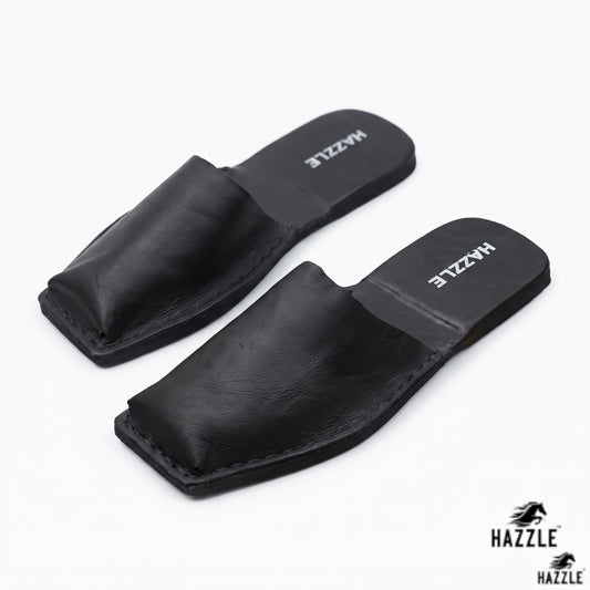 Retro Black | Leather Sandal