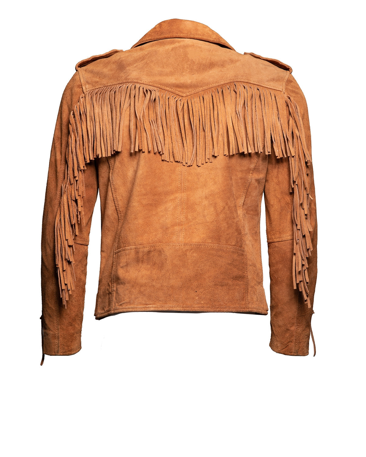 Western Jacket With Fringe Cowboy Style Suede Leather Jacket