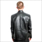 Crocodile Embossed Biker Leather Jacket For Men - Alligator Print