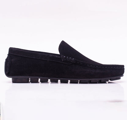 Suede Black Loafer-01