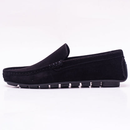 Suede Black Loafer-01