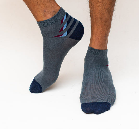 Crocodile Socks Medium - Navy Blue